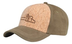 Slika Kapa s ščitom iz plute, rjava